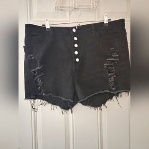 Romwe Curve high-waisted shorts